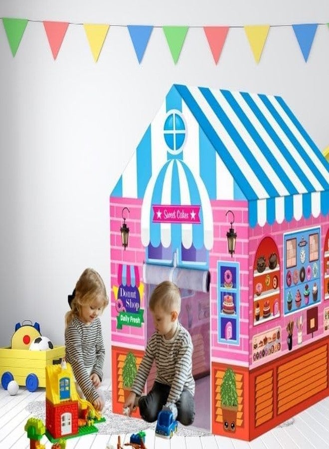 CAPSEA Play Tent House for Toys for 2 to 8Years Old Girls Boys,Colorfull and Light Weight and Foldable Children Kids Toys,Indoor and Outdoor Tent House (Cake Shop Tent House) - Image 5